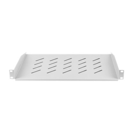 Lanberg 19" fixed shelf 1U/483x315mm, max load capacity up to 25kg | AK-1008-S | Grey