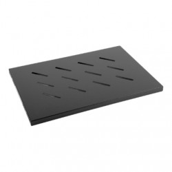 Lanberg 19" fixed shelf 1U/486x270mm, max load capacity up to 120kg | AK-1001-B | Black