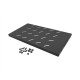 Lanberg 19" fixed shelf 1U/486x270mm, max load capacity up to 120kg | AK-1001-B | Black