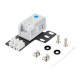 Lanberg Closed-loop thermostat 10A for rack cabinets with 19" ear and terminal block, gray | Lanberg