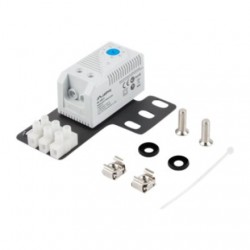 Lanberg Closed-loop thermostat 10A for rack cabinets with 19" ear and terminal block, gray | Lanberg