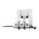 Lanberg Closed-loop thermostat 10A for rack cabinets with 19" ear and terminal block, gray | Lanberg