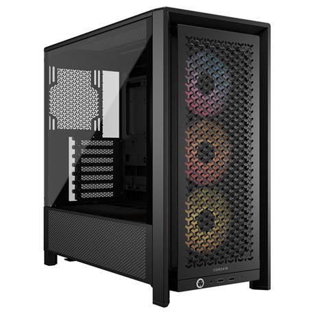 Corsair PC Case | Frame 4000D RS ARGB Modular | Black | Mid-Tower | Power supply included No