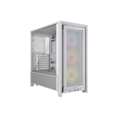 Corsair PC Case | Frame 4000D RS ARGB Modular | White | Mid-Tower | Power supply included No