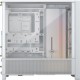 Corsair PC Case | Frame 4000D RS ARGB Modular | White | Mid-Tower | Power supply included No