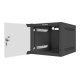 Lanberg | Rack cabinet 10" wall-mount 4U/280x310 (flat pack) with glass door | WF10-2304-10B | Black