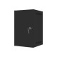 Lanberg | Rack cabinet 10" wall-mount 9U/280x310 for self-assembly with metal door (flat pack) | WF10-2309-00B | Black