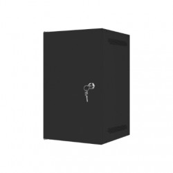 Lanberg | Rack cabinet 10" wall-mount 9U/280x310 for self-assembly with metal door (flat pack) | WF10-2309-00B | Black