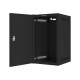 Lanberg | Rack cabinet 10" wall-mount 9U/280x310 for self-assembly with metal door (flat pack) | WF10-2309-00B | Black