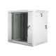 Lanberg | Rack cabinet 19" double-section wall-mount 12U/600x600 (flat pack) | WF02-6612-10S | Grey