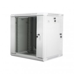 Lanberg | Rack cabinet 19" double-section wall-mount 12U/600x600 (flat pack) | WF02-6612-10S | Grey