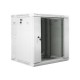 Lanberg | Rack cabinet 19" double-section wall-mount 12U/600x600 (flat pack) | WF02-6612-10S | Grey