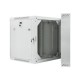 Lanberg | Rack cabinet 19" double-section wall-mount 12U/600x600 (flat pack) | WF02-6612-10S | Grey