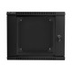 Lanberg | Rack cabinet 19" double-section wall-mount 9U/600x600 (flat pack) | WF02-6609-10B | Black