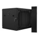 Lanberg | Rack cabinet 19" double-section wall-mount 9U/600x600 (flat pack) | WF02-6609-10B | Black