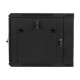 Lanberg | Rack cabinet 19" double-section wall-mount 9U/600x600 (flat pack) | WF02-6609-10B | Black