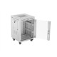 Lanberg | Rack cabinet 19" free-standing 15U/600x600 (flat pack) with glass door, LCD | FF01-6615-12SL | Grey