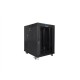 Lanberg | Rack cabinet 19" free-standing 15U/800x1000 (flat pack) with glass door, LCD | FF01-8015-12BL | Black