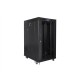 Lanberg | Rack cabinet 19" free-standing 22U/800x1000 (flat pack) with glass door | FF01-8022-12BL | Black