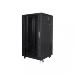 Lanberg | Rack cabinet 19" free-standing 22U/600x600 (flat pack) | FF01-6622-12B | Black
