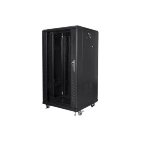 Lanberg | Rack cabinet 19" free-standing 22U/600x600 (flat pack) | FF01-6622-12B | Black