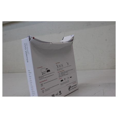 H.L Data Storage Ultra Slim Portable DVD-Writer | GP57EB40 | Interface USB 2.0 | DVD±R/RW | CD read speed 24 x | CD write speed 