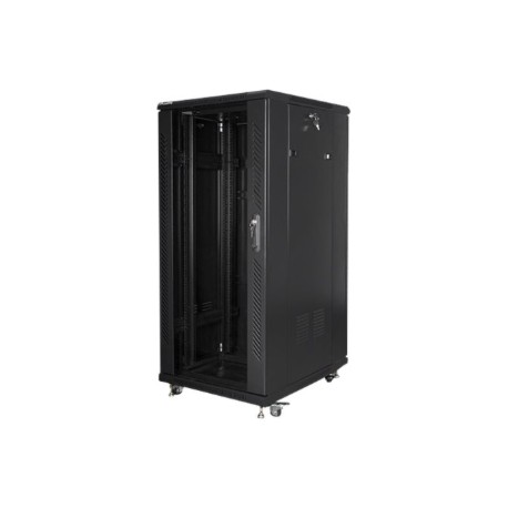Lanberg | Rack cabinet 19" free-standing 27U/600x800 (flat pack) | FF01-6827-12B | Black