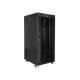 Lanberg | Rack cabinet 19" free-standing 27U/800x1000 (flat pack) with glass door, LCD | FF01-8027-12BL | Black