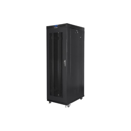 Lanberg | Rack cabinet 19" free-standing 27U/800x1200 (flat pack) with mesh door, LCD | FF01-8227-23BL | Black