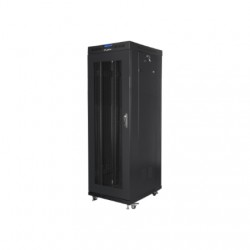 Lanberg | Rack cabinet 19" free-standing 37U/600x800 (flat pack) with mesh door, LCD | FF01-6837-23BL | Black