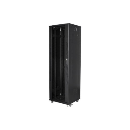 Lanberg | Rack cabinet 19" free-standing 42U/600x600 (flat pack) | FF01-6642-12B | Black