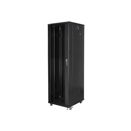 Lanberg | Rack cabinet 19" free-standing 42U/600x800 (flat pack) | FF01-6842-12B | Black