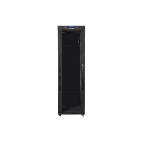 Lanberg | Rack cabinet 19" free-standing 42U/600x800 (flat pack) with glass door, LCD | FF01-6842-12BL | Black