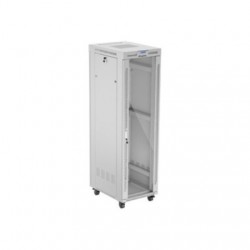 Lanberg | Rack cabinet 19" free-standing 42U/600x800 (flat pack) with glass door, LCD | FF01-6842-12SL | Grey
