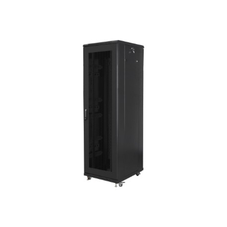 Lanberg | Rack cabinet 19" free-standing 42U/600x800 (flat pack) with mesh door | FF01-6842-23B | Black