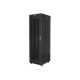Lanberg | Rack cabinet 19" free-standing 42U/600x800 (flat pack) with mesh door, LCD | FF01-6842-23BL | Black