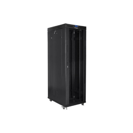 Lanberg | Rack cabinet 19" free-standing 42U/800x1000 (flat pack) with glass door, LCD | FF01-8042-12BL | Black