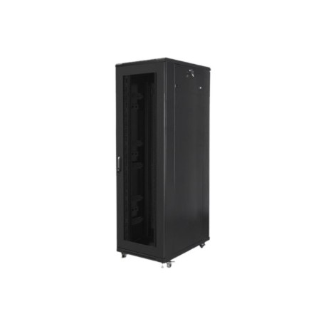 Lanberg | Rack cabinet 19" free-standing 42U/800x1000 (flat pack) with mesh door | FF01-8042-23B | Black