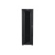Lanberg | Rack cabinet 19" free-standing 42U/800x1200 (flat pack) with glass door, LCD | FF01-8242-12BL | Black