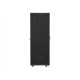 Lanberg | Rack cabinet 19" free-standing 42U/800x800 (flat pack) with glass door, LCD | FF01-8842-12BL | Black