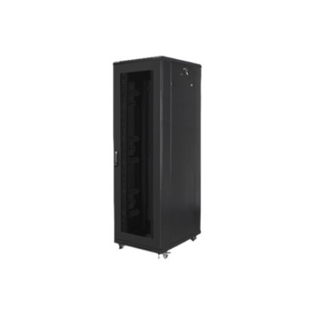 Lanberg | Rack cabinet 19" free-standing 42U/800x800 (flat pack) with mesh door | FF01-8842-23B | Black