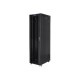 Lanberg | Rack cabinet 19" free-standing 47U/800x1000 (flat pack) with glass door, LCD | FF01-8047-12BL | Black