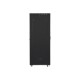 Lanberg | Rack cabinet 19" free-standing 47U/800x1000 (flat pack) with glass door, LCD | FF01-8047-12BL | Black