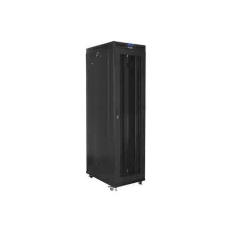 Lanberg | Rack cabinet 19" free-standing 47U/800x1000 (flat pack) with mesh door, LCD | FF01-8047-23BL | Black