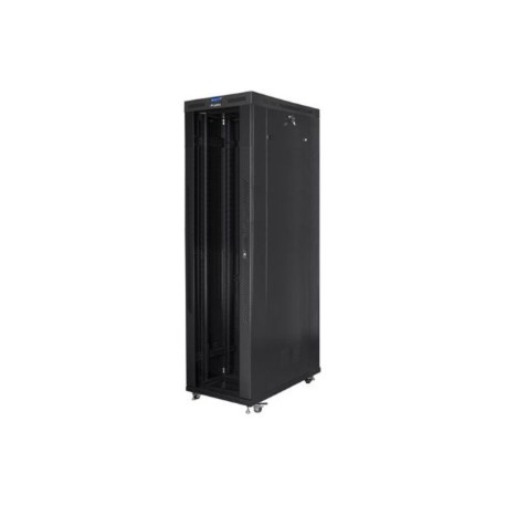Lanberg | Rack cabinet 19" free-standing 47U/800x1200 (flat pack) with glass door, LCD | FF01-8247-12BL | Black