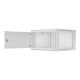 Lanberg | Rack cabinet 19" wall-mount 12U/600x450 for self-assembly with metal door (flat pack) | WF01-6412-00S | Grey