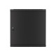 Lanberg | Rack cabinet 19" wall-mount 12U/600x600 for self-assembly with metal door (flat pack) | WF01-6612-00B | Black
