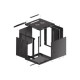 Lanberg | Rack cabinet 19" wall-mount 12U/600x600 for self-assembly with metal door (flat pack) | WF01-6612-00B | Black