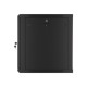 Lanberg | Rack cabinet 19" wall-mount 12U/600x600 for self-assembly with metal door (flat pack) | WF01-6612-00B | Black