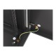 Lanberg | Rack cabinet 19" wall-mount 12U/600x600 for self-assembly with metal door (flat pack) | WF01-6612-00B | Black